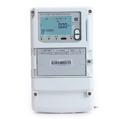 Three phase prepaid electronic energy meter